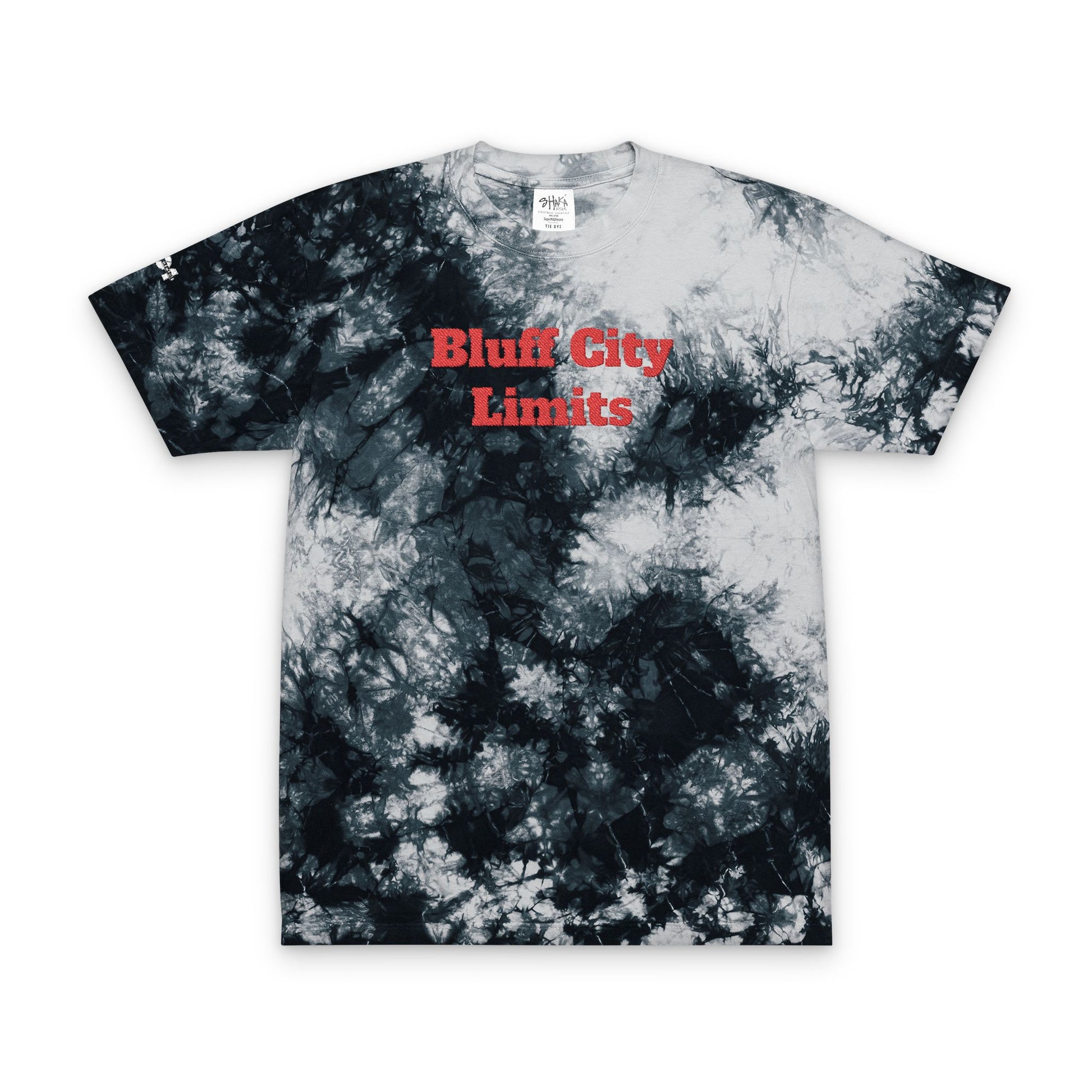 Bluff City Limits Oversized Tie-Dye T-Shirt with Embroidery