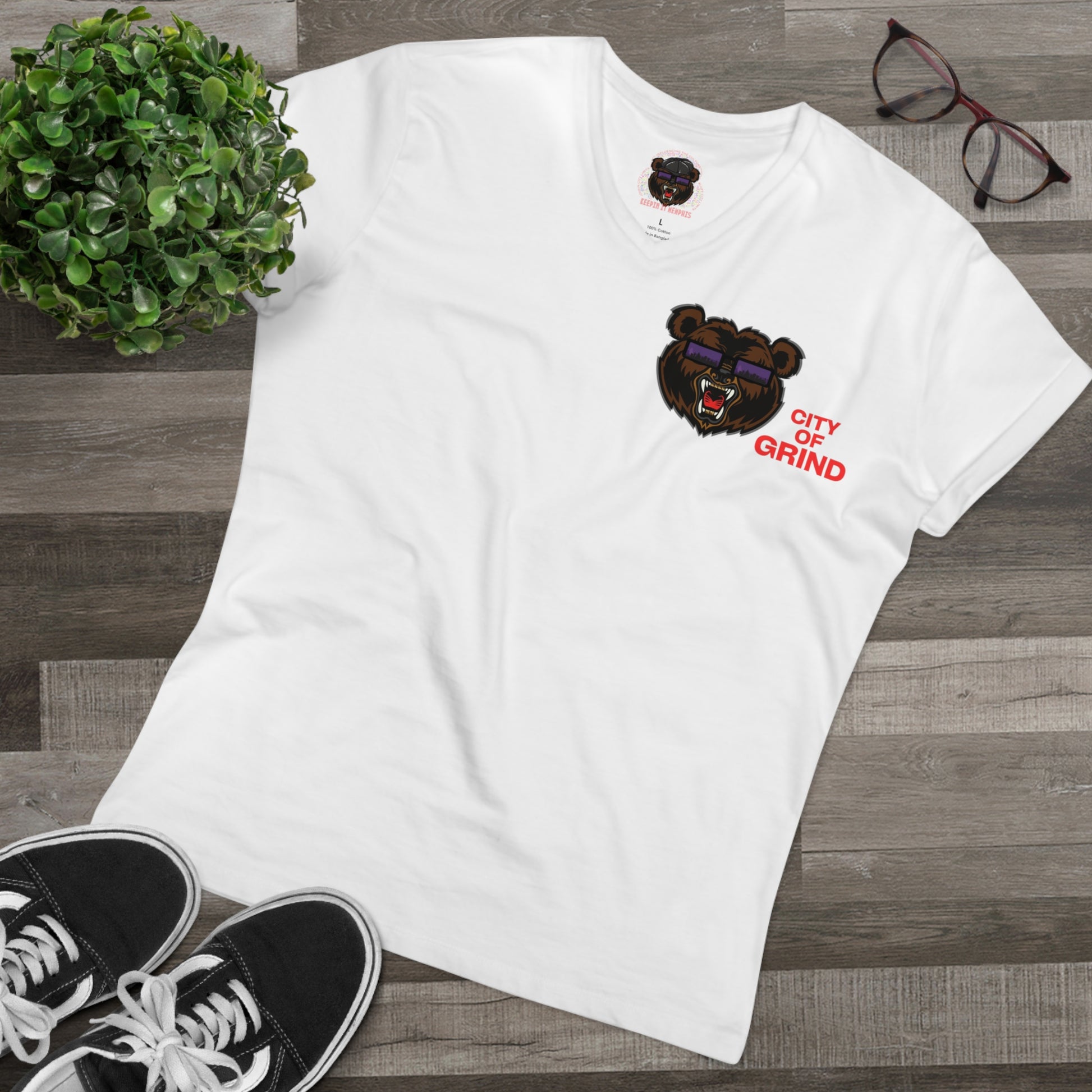 City Of Grind Men's V-Neck