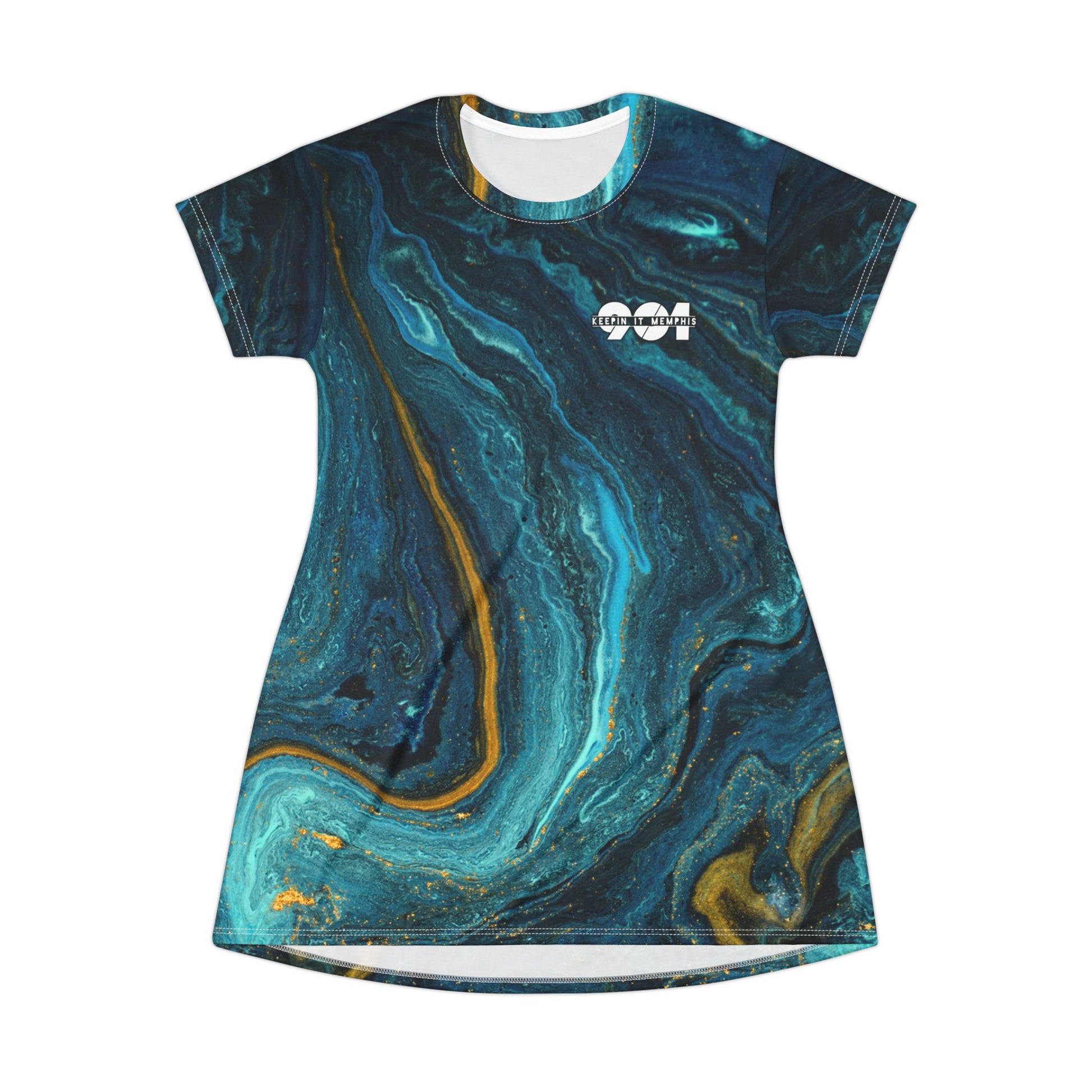 Memphis Gold Dress