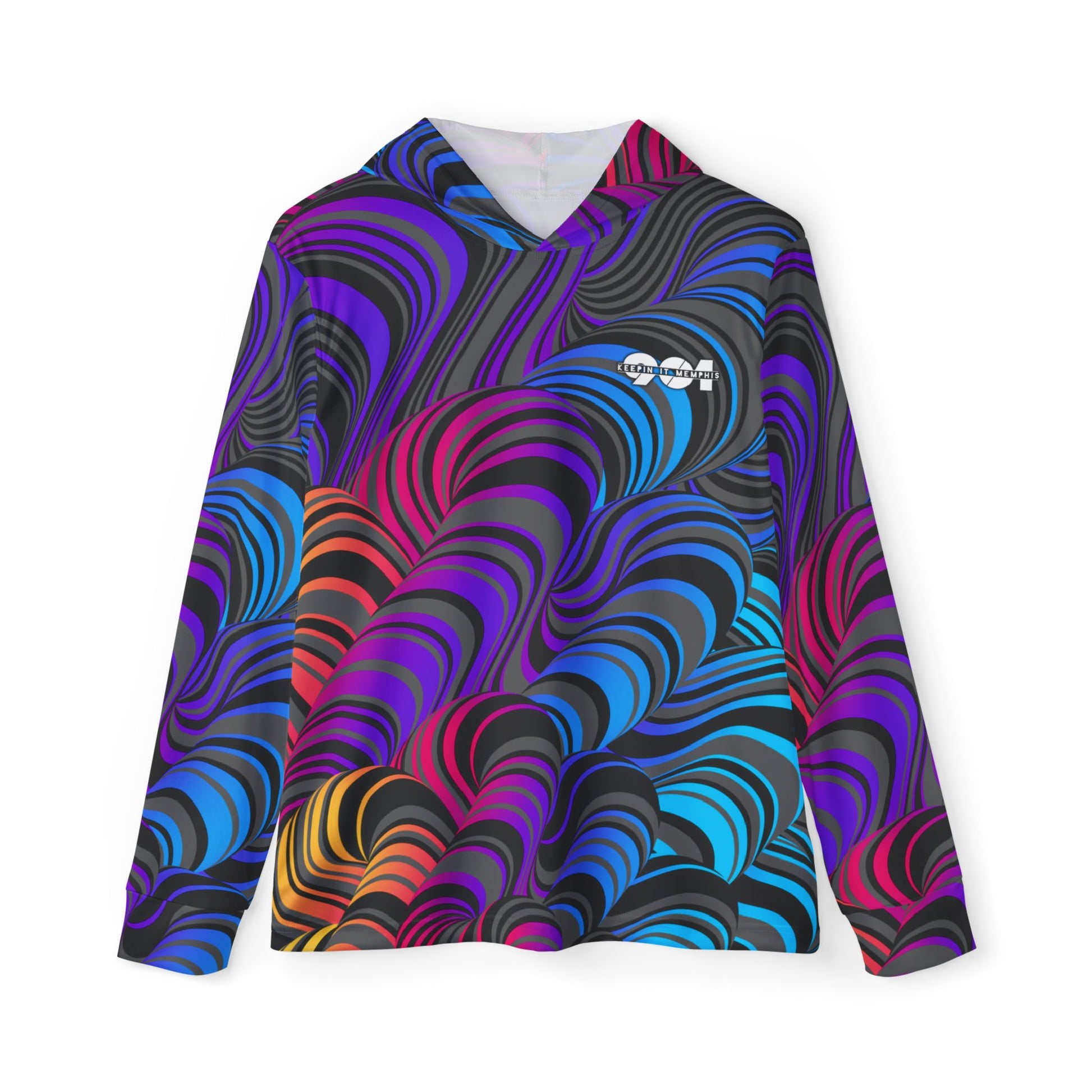 Psychedelic Wave Athletic Hoodie