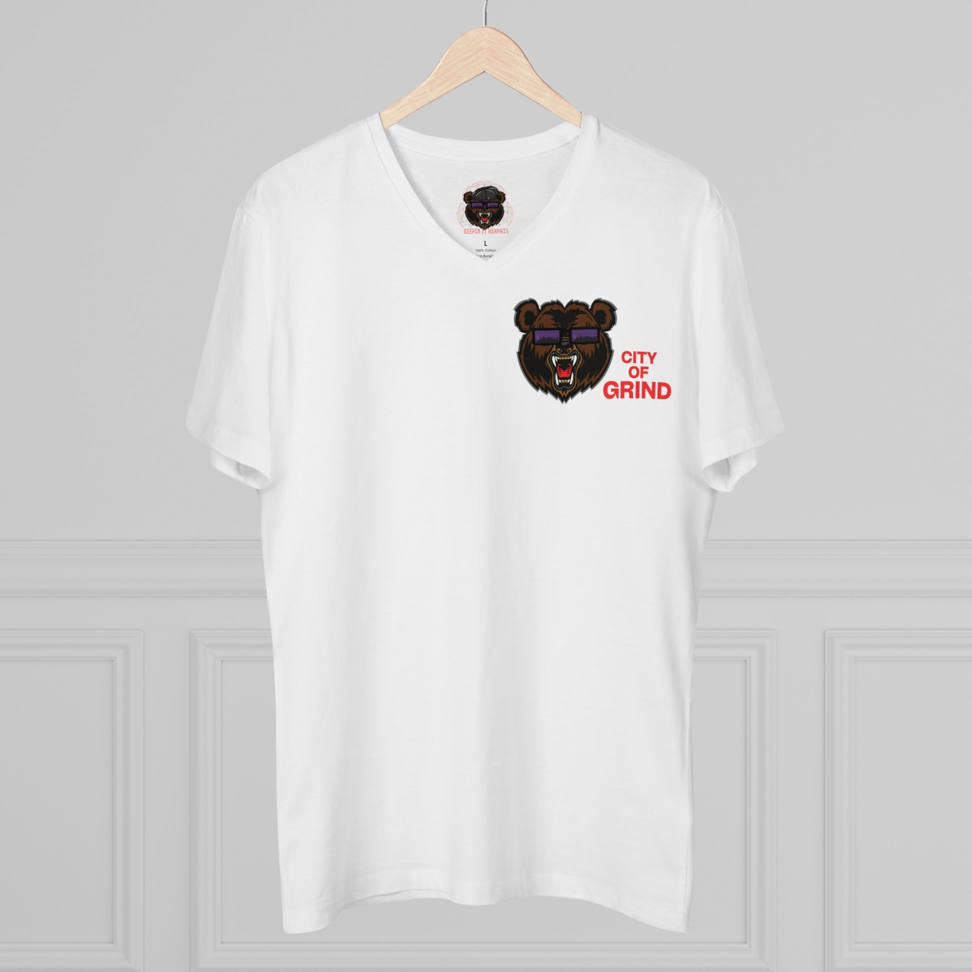 City Of Grind Men's V-Neck