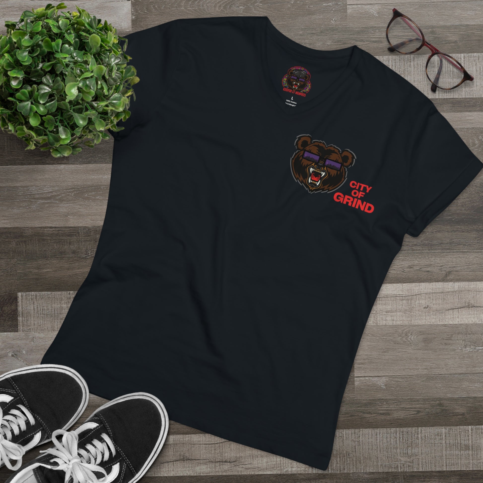 City Of Grind Men's V-Neck