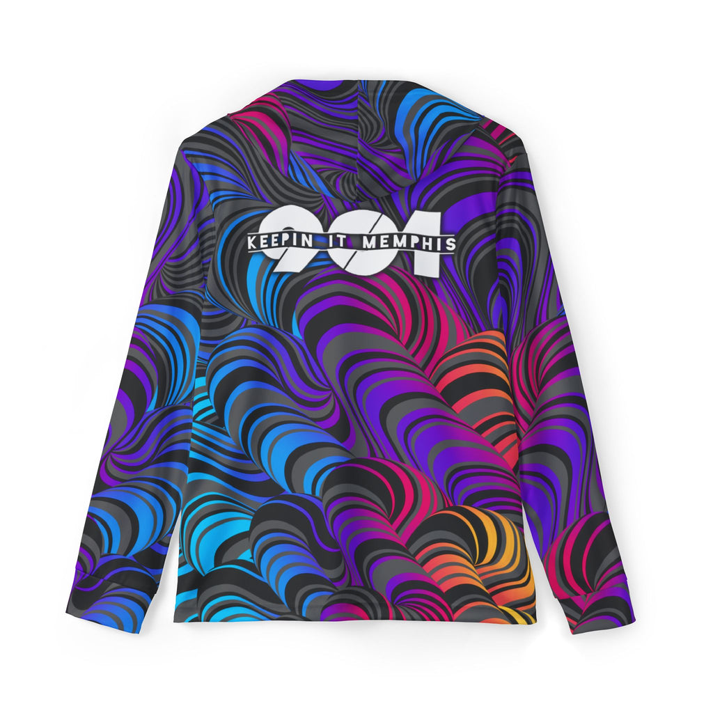 Psychedelic Wave Athletic Hoodie