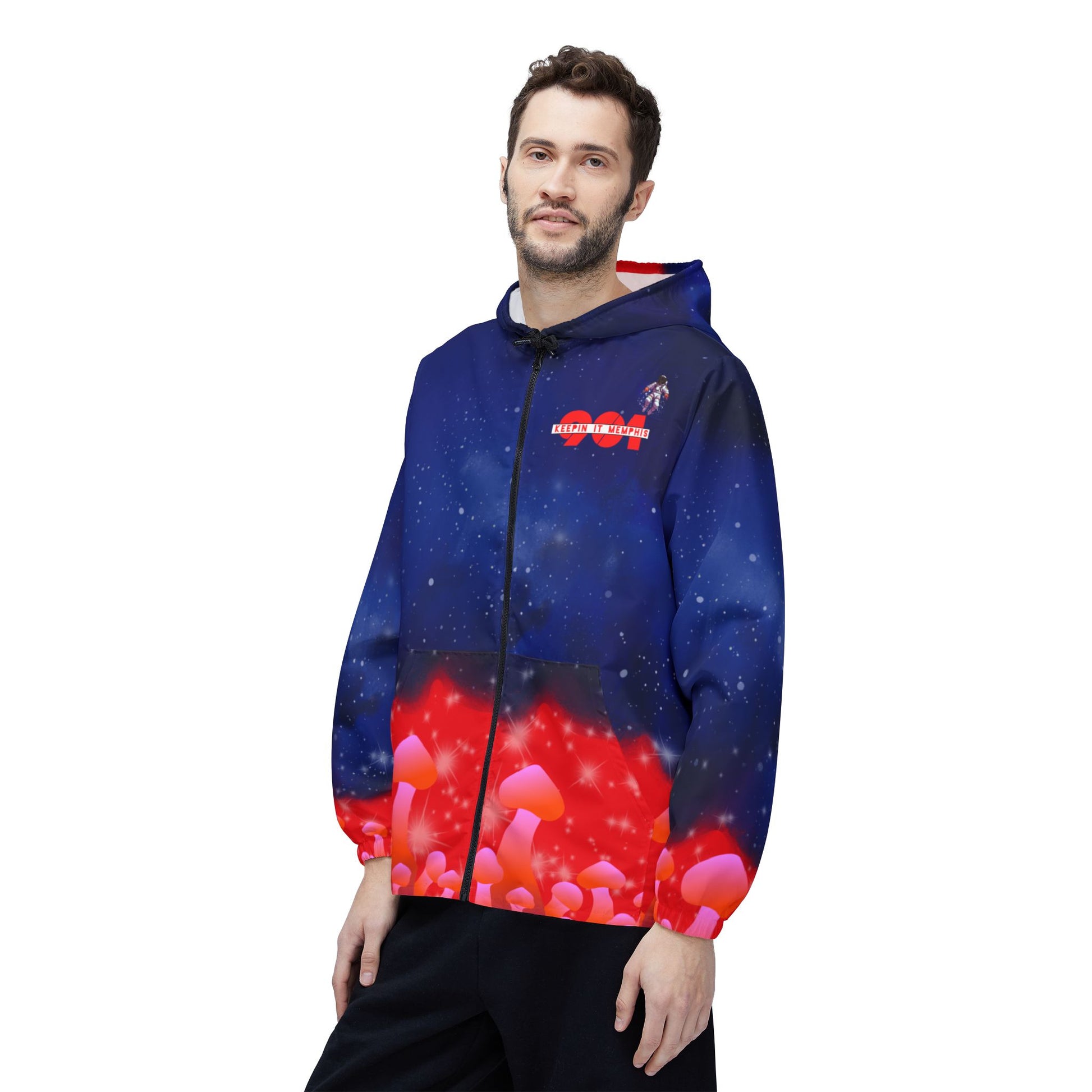 Psychedelic Space Windbreaker Jacket