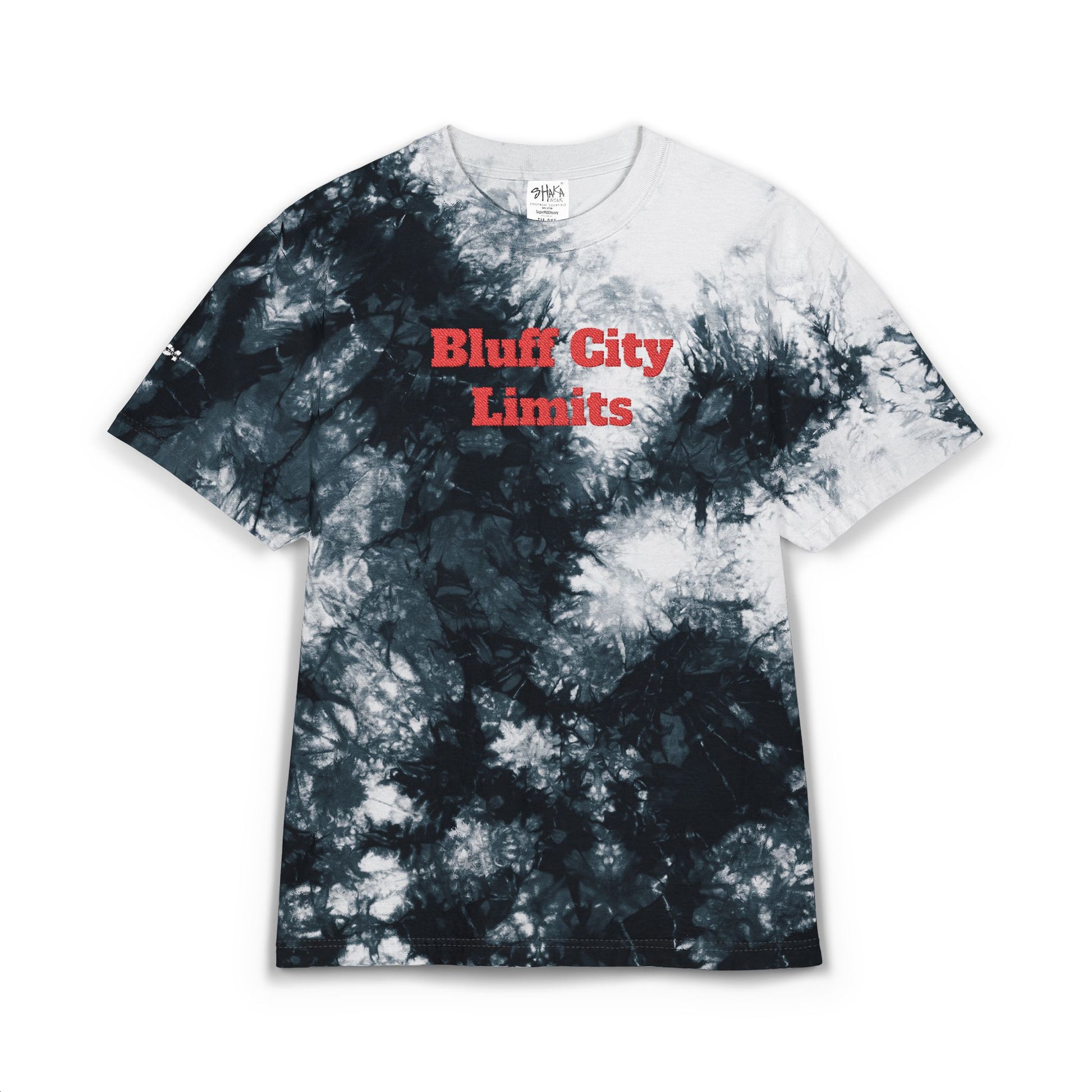 Bluff City Limits Oversized Tie-Dye T-Shirt with Embroidery