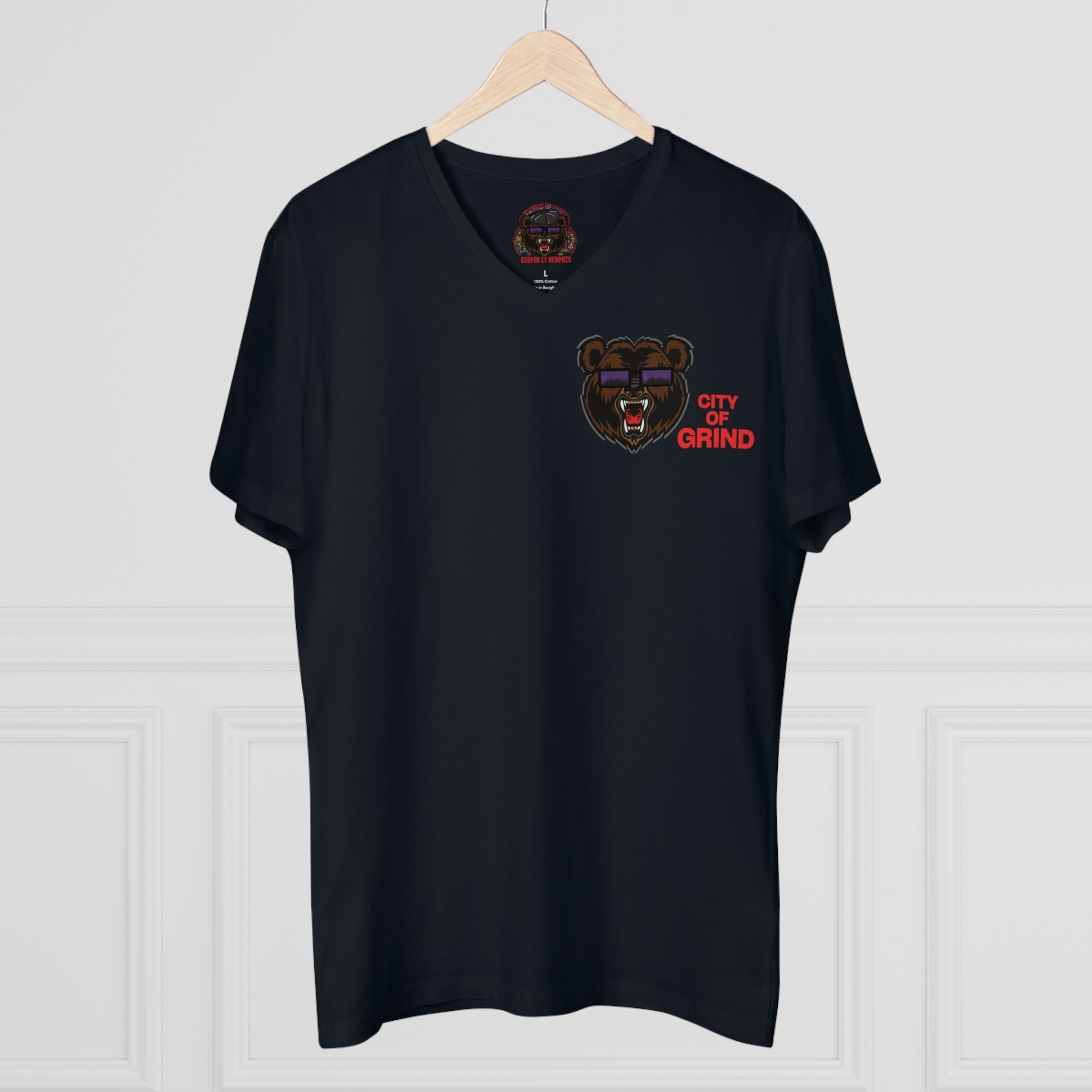 City Of Grind Men's V-Neck