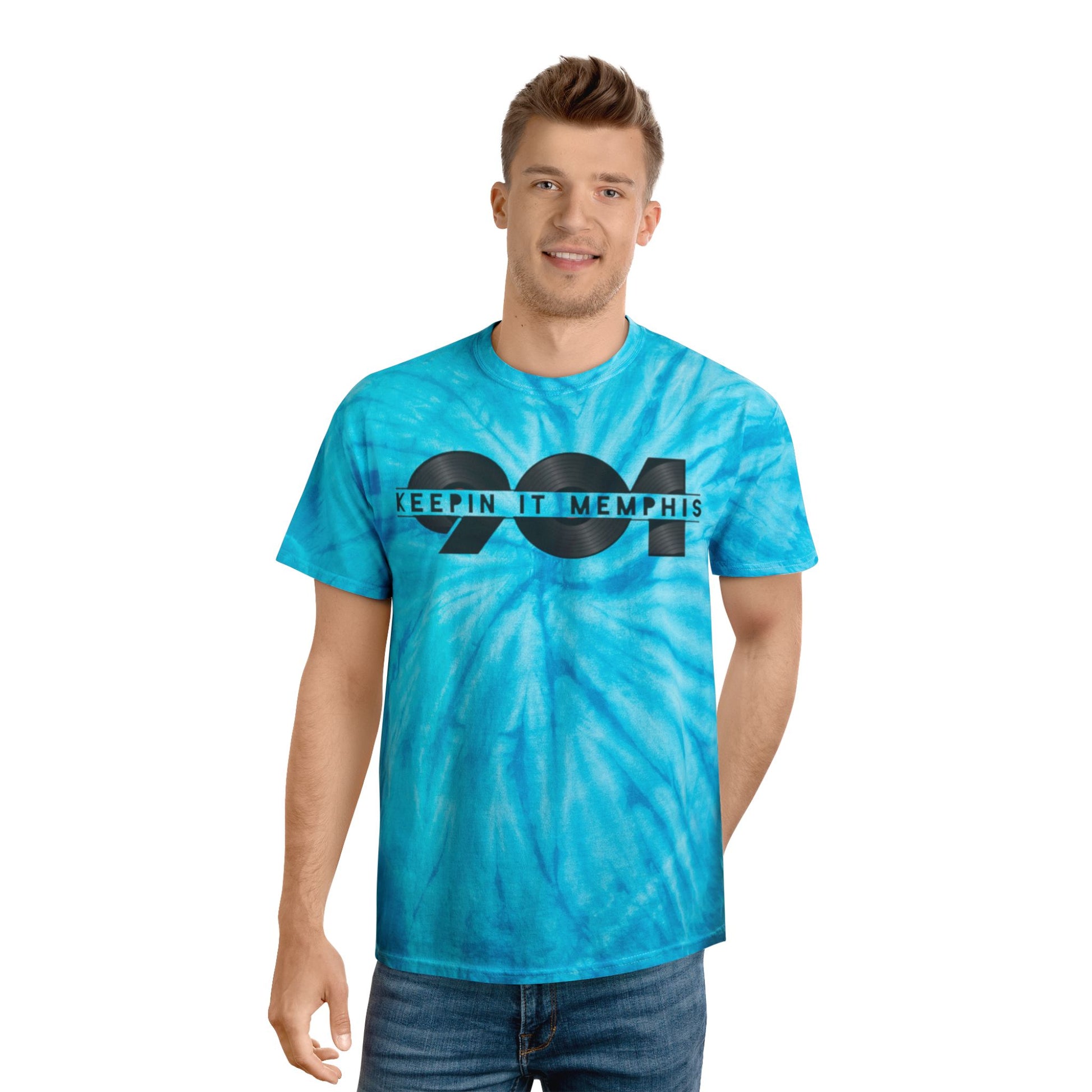 Keepin It Memphis Record Tie-Dye Tee