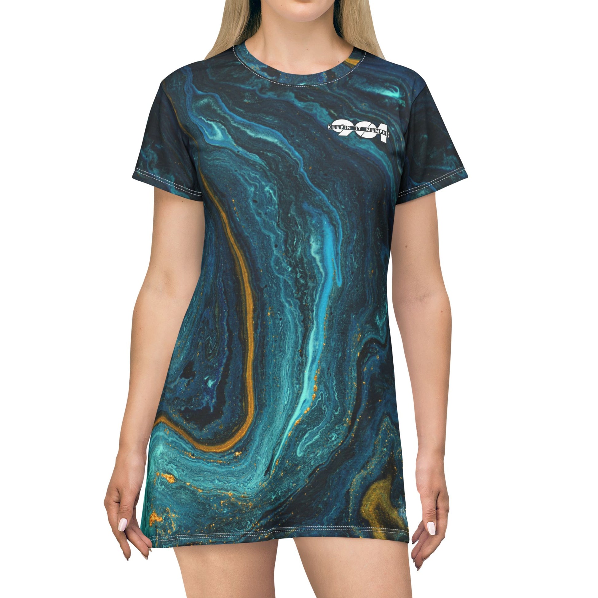 Memphis Gold Dress